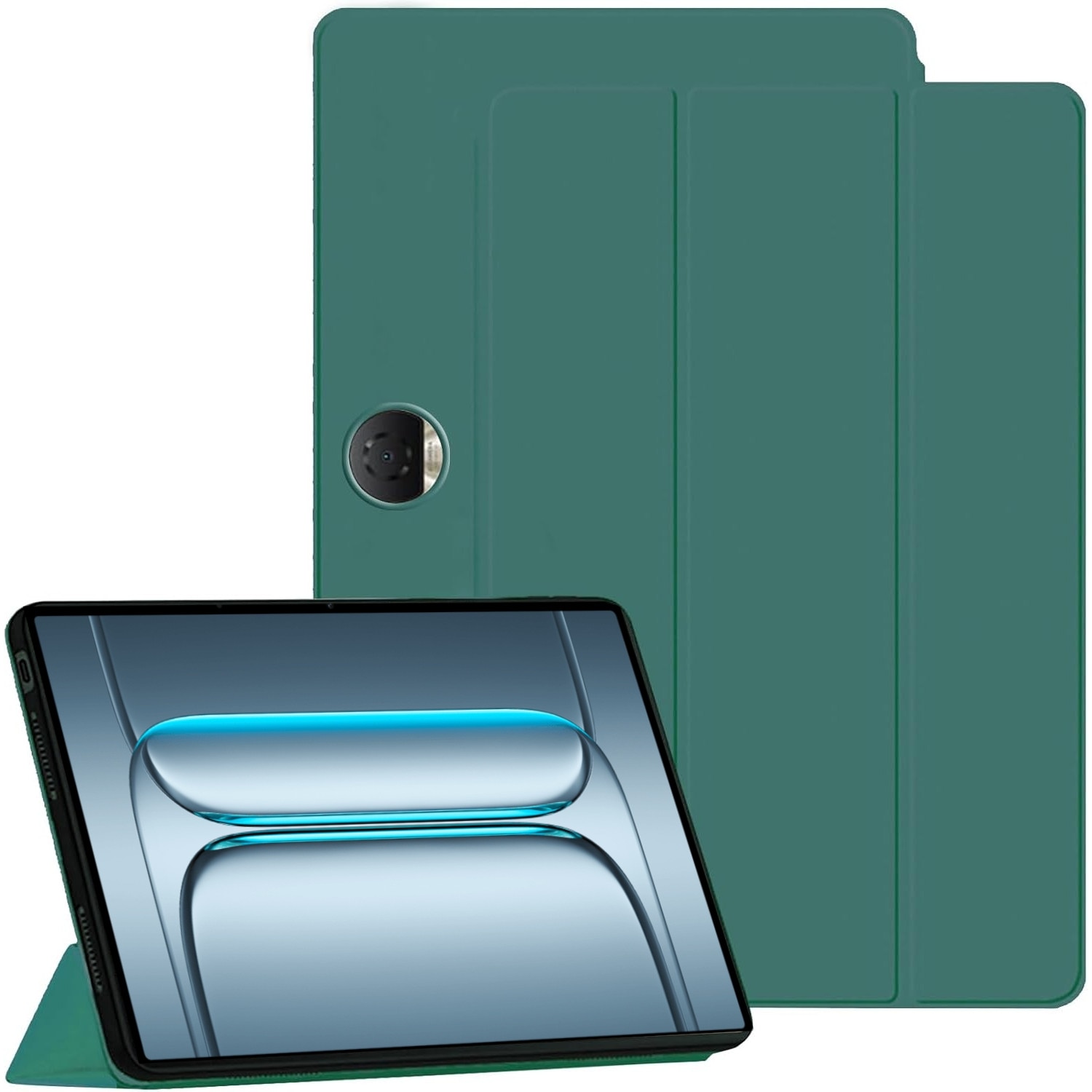 Husa Ultra Slim, Revomag, pentru tableta OnePlus Pad Lite/Oppo Pad SE 11" , Silicon, Verde Marin