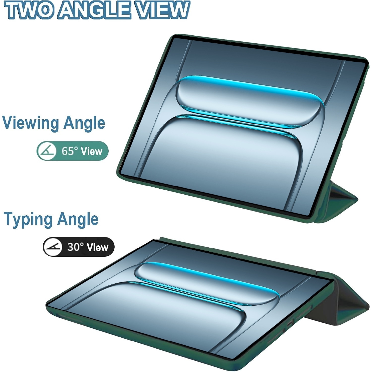 Husa Ultra Slim, Revomag, pentru tableta OnePlus Pad Lite/Oppo Pad SE 11" , Silicon, Verde Marin