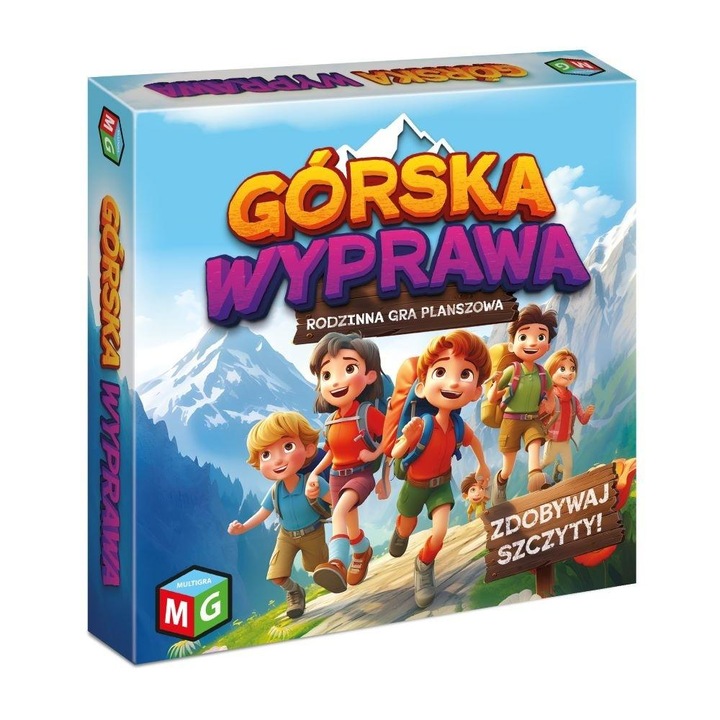 Настолна игра Multigra Gorska Wyprawa, за деца и семейство, тема алпинизъм, многоцветна, 1 комплект