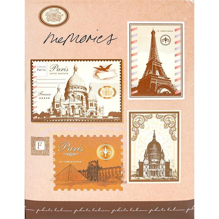 Album foto Fandy, samoprzilepny, 30 pagini, roz, 18x20cm