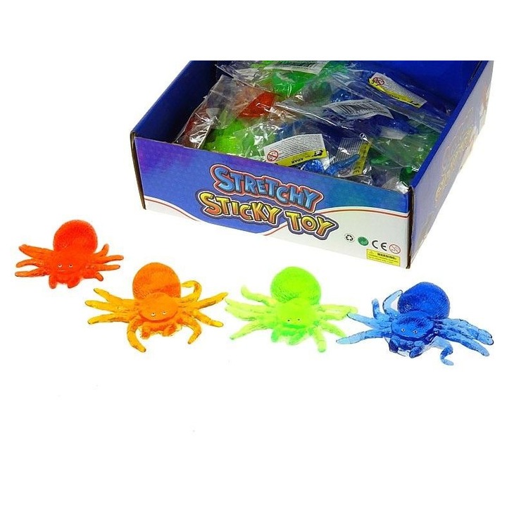 Gél játékszett gyerekeknek, ADAR, pók mintás, többszínű, 30 darab