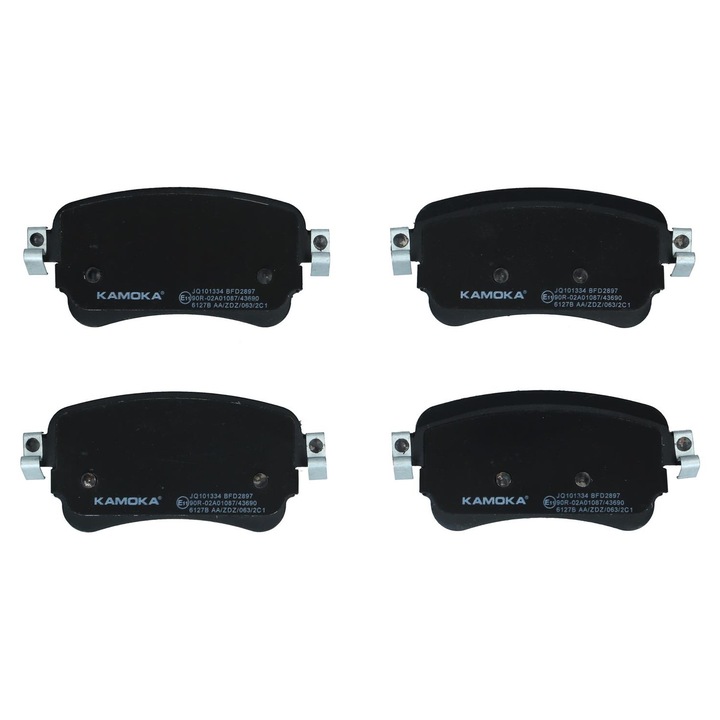 KAMOKA hátsó fékbetét készlet, 17x114x53mm, BMW 1-es sorozathoz (2011-2012) és 3-as sorozathoz (2007-2013)