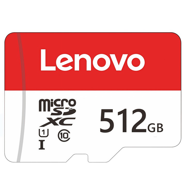 Карта памет MicroSDXC Lenovo 512GB, 100MB/s, водоустойчива, с адаптер