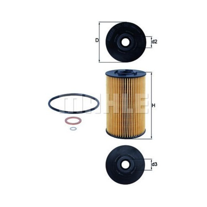 Knecht OM314 olajszűrő, magas hatásfok, optimális védelem, 10x15x22cm