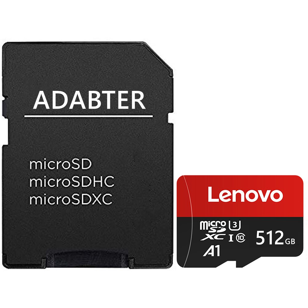 Card de memorie MicroSDXC Lenovo 512GB, UHS-I U3 A1, 100MB/s, cu ...