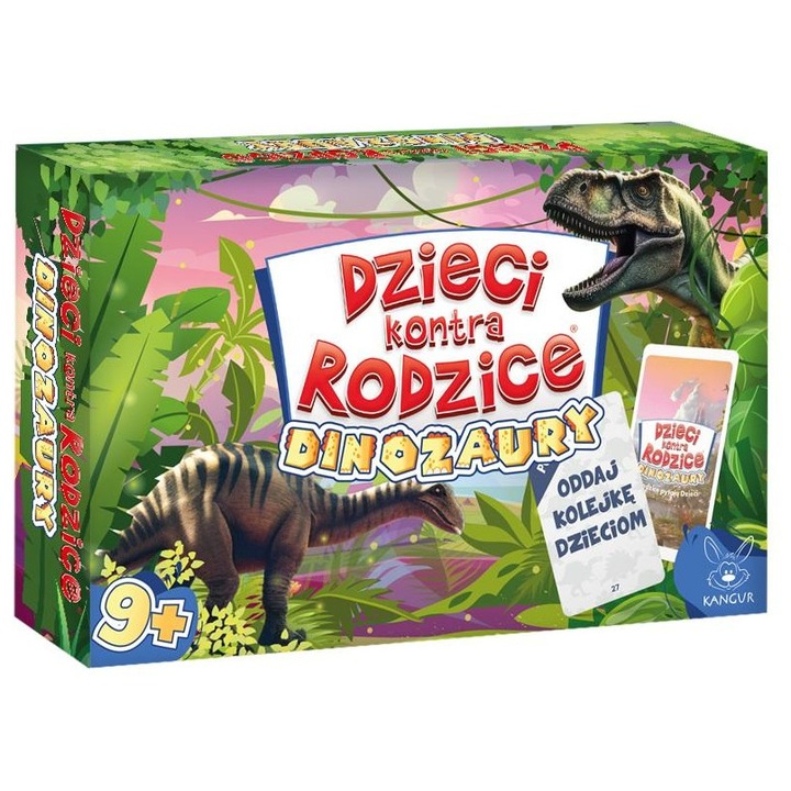 Társasjáték, KANGUR, Gyerekek a Szülők ellen. Dinoszauruszok, gyerekeknek és szülőknek