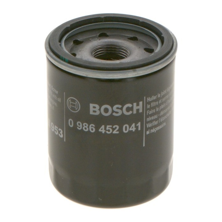 Bosch olajszűrő, csavaros típusú, átmérő 68mm, magasság 87mm, M20x1,5