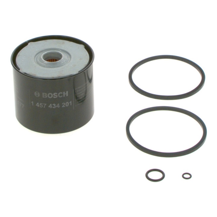 Bosch üzemanyagszűrő, 88,5x72mm, belső átmérő 19,2mm és 17mm