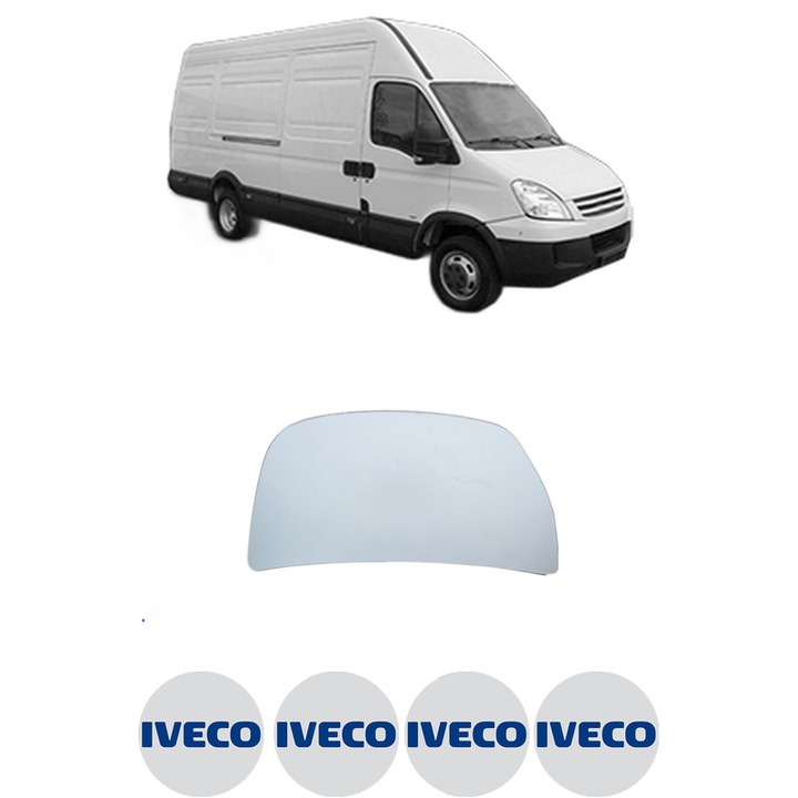 Oglinda Completa Stanga IVECO DAILY IV Van din 2006-2012, auto, Reglaj 0, 4 stickere auto cu IVECO