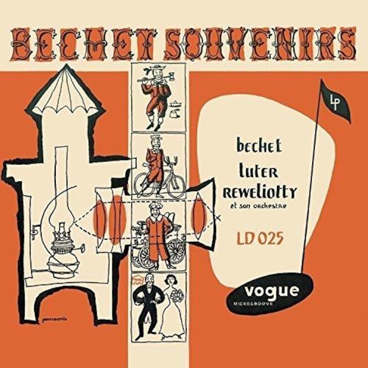 Sidney Bechet, Claude Luter & Andre Reweliotti-Bechet Souvenirs (Vogue Jazz Club Collection)-LP