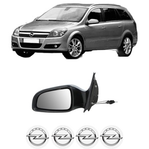 アクセサリー RT-107144 Set 2 Capace Oglinda Opel Astra H, 2004-2014, Dreapta Stanga, Cu