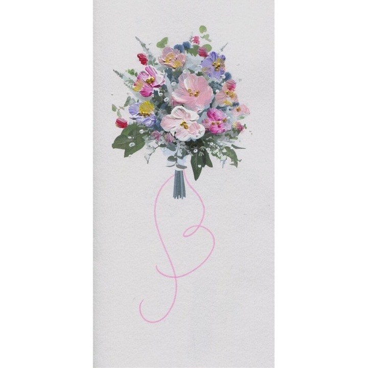 Felicitare set Kwiaty DL N11 - Bukiet, 200 g/m2, cu coperta, fabricat in Polonia