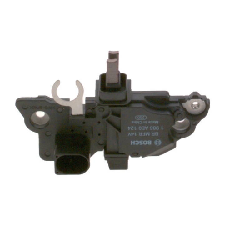 Bosch feszültségszabályzó, 1986AE0124, ütésálló, könnyen szerelhető
