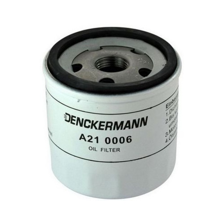 Olajszűrő Denckermann A210006, 78x80mm, Ford Escort, Ford Focus, Skoda Felicia, Volvo C30 modellekhez