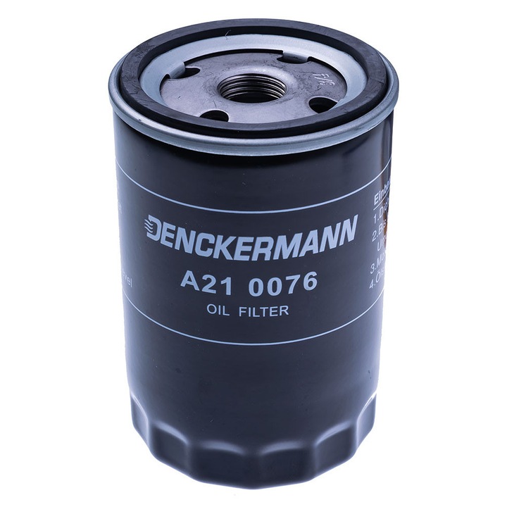 Denckermann olajszűrő Mercedes 190 W201, W123, W124, 72x76mm, 121mm