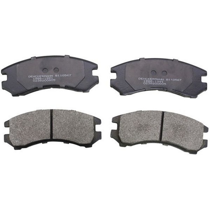 Denckermann fékbetétek, 15.9x47.5mm, készlet Nissan Sunny 82- és Sunny II 89- modellekhez