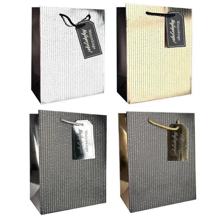 Set de 5 torbe prezentare Armin Style, multicolor, 210 g/m2, dimensiuni variate