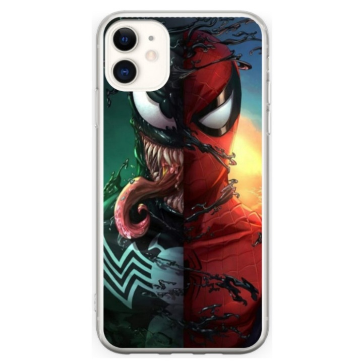 Husa personalizata tip carcasa HQPrint pentru Apple iPhone 12, model Spiderman 5, multicolor, S1D1M0171, Atlas