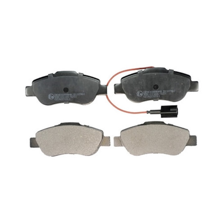 Denckermann fékbetét készlet, 17.9x122.8x51.7mm, Fiat 500 (2007-) és Ford KA (2008-) típusokhoz