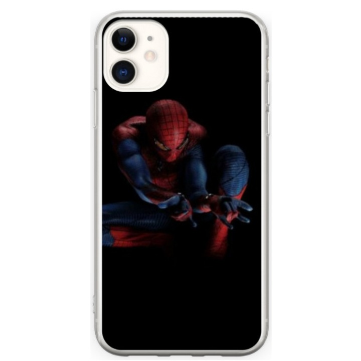Husa personalizata tip carcasa HQPrint pentru Apple iPhone 12, model Spiderman 2, multicolor, S1D1M0168, Atlas