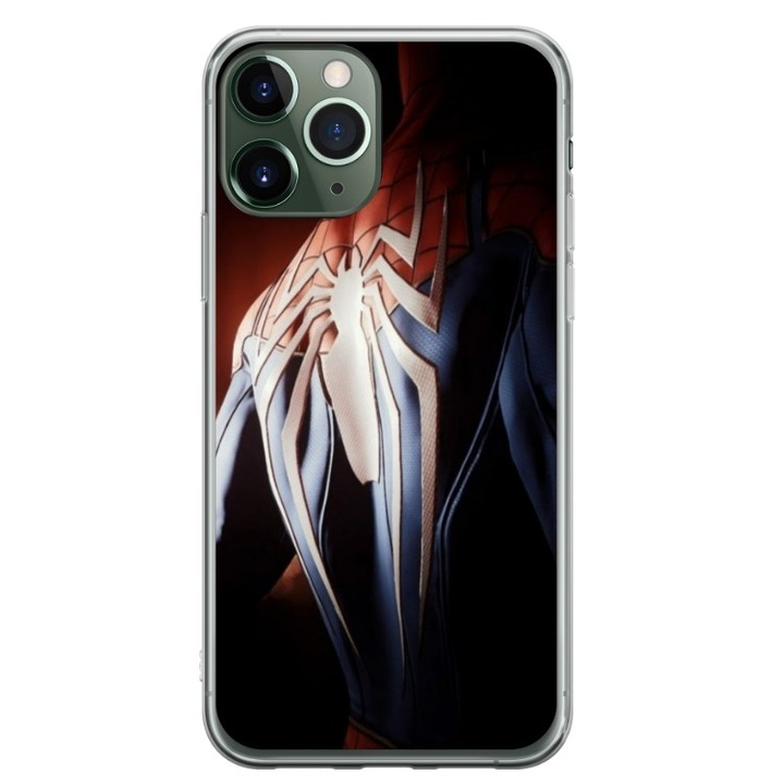 Husa personalizata tip carcasa HQPrint pentru Apple iPhone 11 Pro, model Spiderman 4, multicolor, S1D1M0170, Atlas