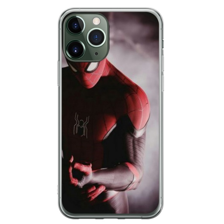 Husa personalizata tip carcasa HQPrint pentru Apple iPhone 11 Pro Max, model Spiderman 6, multicolor, S1D1M0172, Atlas