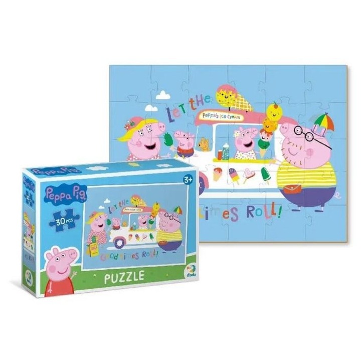 30 darabos puzzle, Peppa malac