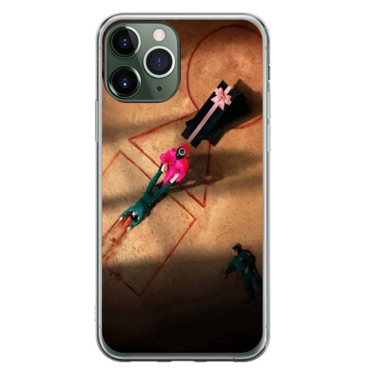 Husa personalizata tip carcasa HQPrint pentru Apple iPhone 12 Pro, model Squid Game 12, multicolor, S1D1M0184, Atlas