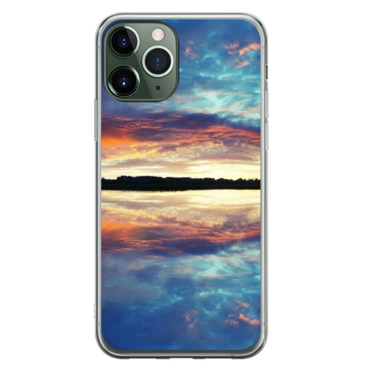 Husa personalizata tip carcasa HQPrint pentru Apple iPhone 12 Pro Max, model Nice View 12, multicolor, S1D1M0247, Atlas