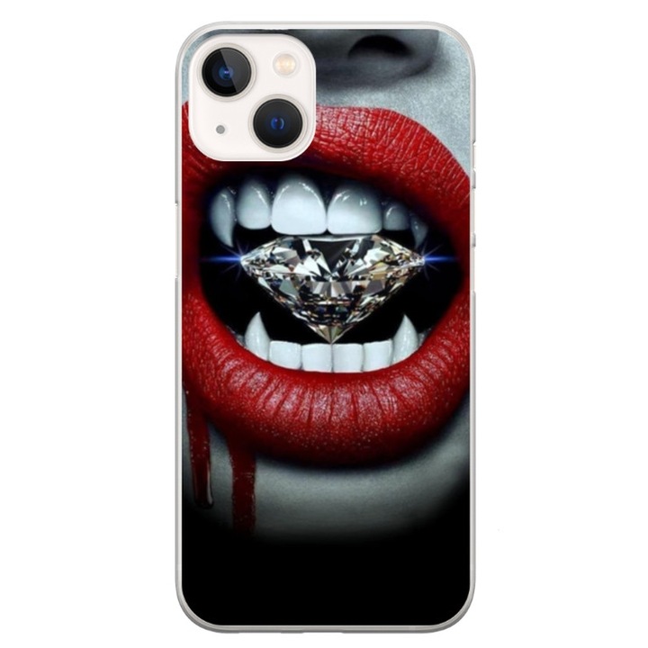 Husa personalizata tip carcasa HQPrint pentru Apple iPhone 17 Plus, model Diamond Vampire, multicolor, S1D1M0370, Atlas