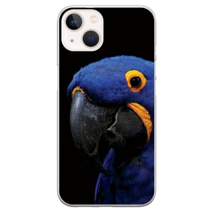 Husa personalizata tip carcasa HQPrint pentru Apple iPhone 17, model Blue Parrot, multicolor, S1D1M0145, Atlas