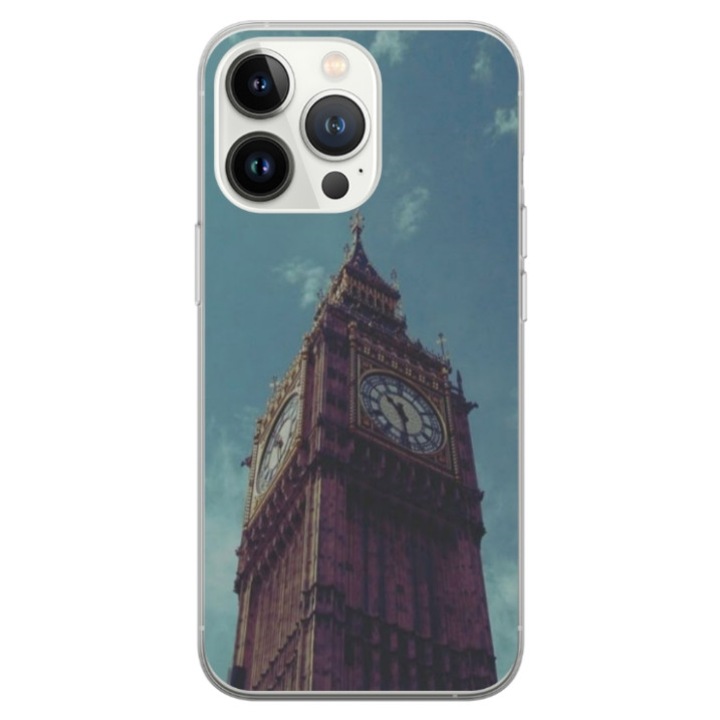 Husa personalizata tip carcasa HQPrint pentru Apple iPhone 17 Air, model Big Ben 1, multicolor, S1D1M0013, Atlas