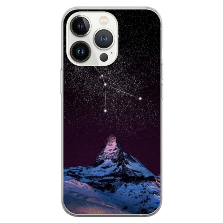 Husa personalizata tip carcasa HQPrint pentru Apple iPhone 17 Pro Max, model Cancer Sky, multicolor, S1D1M0356, Atlas