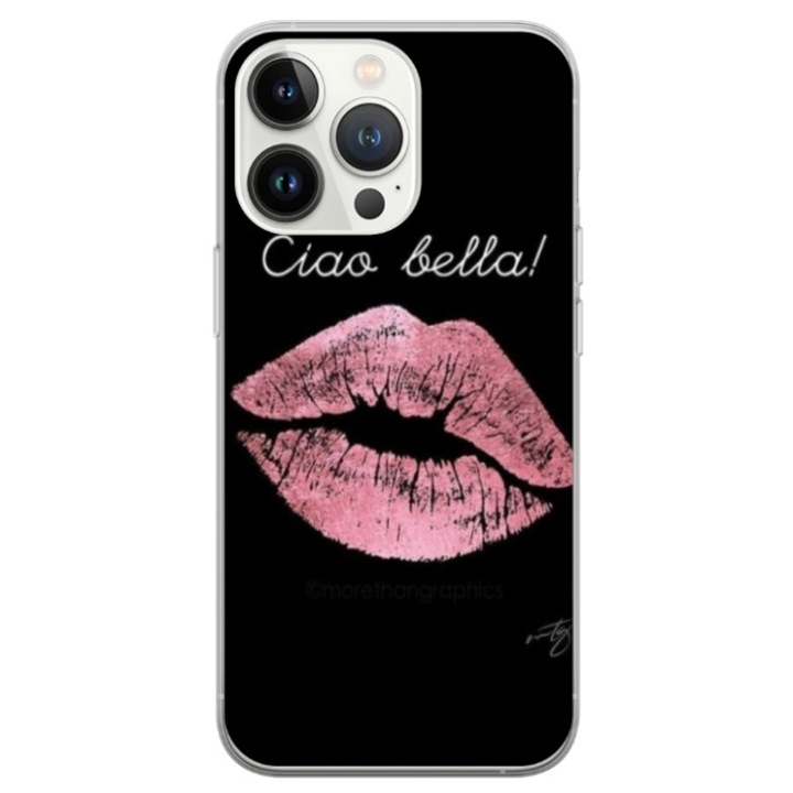 Husa personalizata tip carcasa HQPrint pentru Apple iPhone 17 Pro Max, model Ciao Bella, multicolor, S1D1M0261, Atlas