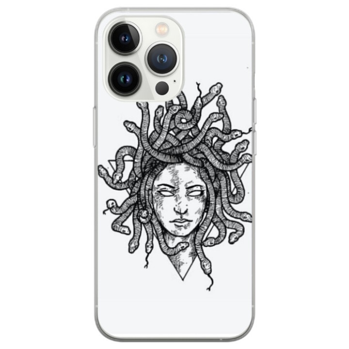 Husa personalizata tip carcasa HQPrint pentru Apple iPhone 17 Pro, model Medusa 2, multicolor, S1D1M0230, Atlas
