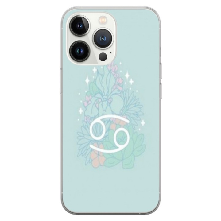 Husa personalizata tip carcasa HQPrint pentru Apple iPhone 14 Pro Max, model Gemini, multicolor, S1D1M0342, Atlas