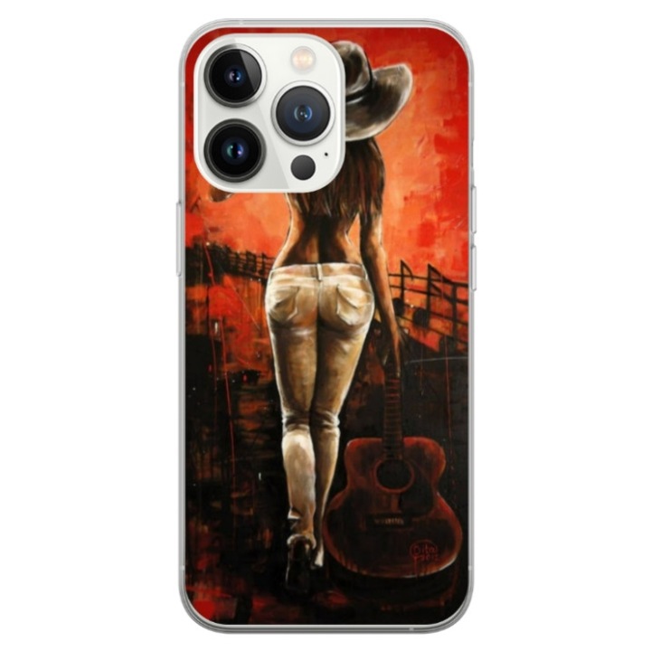Husa personalizata tip carcasa HQPrint pentru Apple iPhone 17 Pro, model Sexy Lady, multicolor, S1D1M0113, Atlas