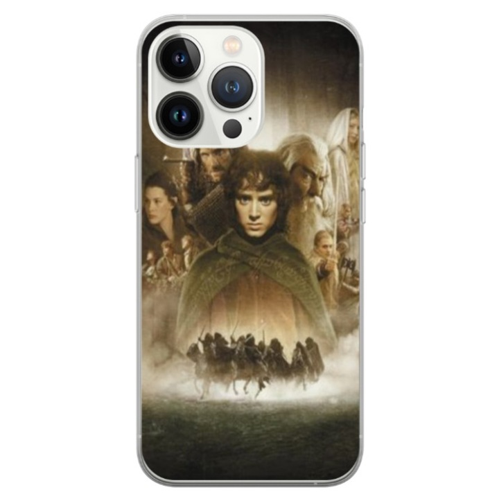 Husa personalizata tip carcasa HQPrint pentru Apple iPhone 17 Pro, model Lord of the Rings 2, multicolor, S1D1M0190, Atlas