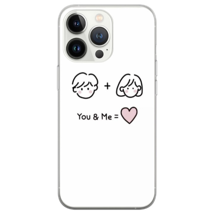 Husa personalizata tip carcasa HQPrint pentru Apple iPhone 17 Pro, model You and Me, multicolor, S1D1M0274, Atlas