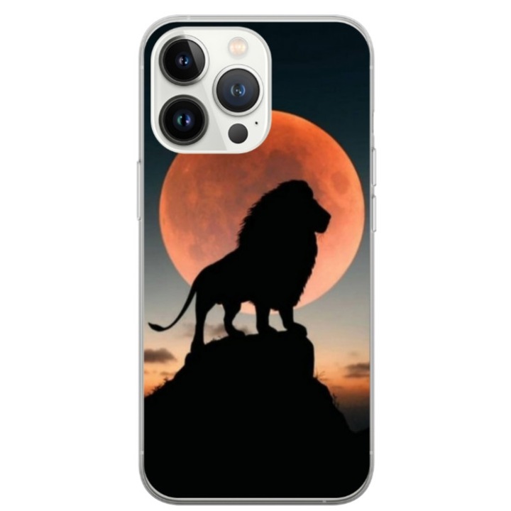 Husa personalizata tip carcasa HQPrint pentru Apple iPhone 17 Air, model Lion 1, multicolor, S1D1M0110, Atlas