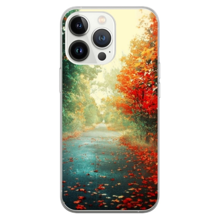 Husa personalizata tip carcasa HQPrint pentru Apple iPhone 17 Pro, model Nice View 17, multicolor, S1D1M0383, Atlas
