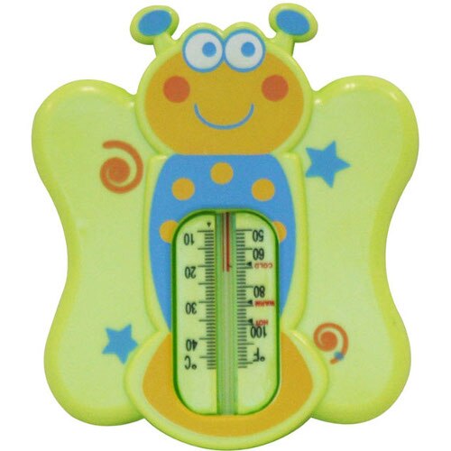 Termometru Lorelli pentru Baie Baby Care, Butterfly Green