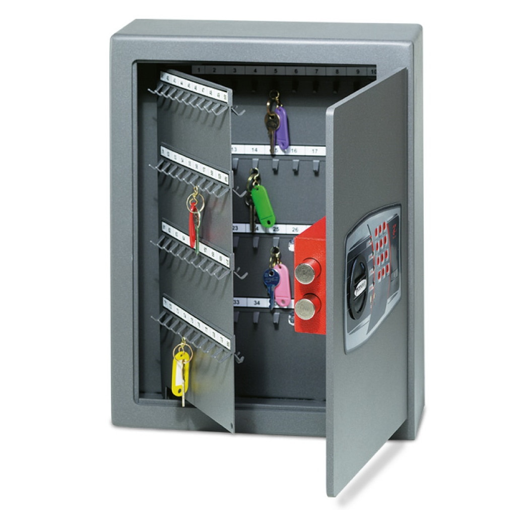 Seif pastrare chei, inchidere electronica,470 x 360 x 140 mm,120 carlige, CE/120, Technomax