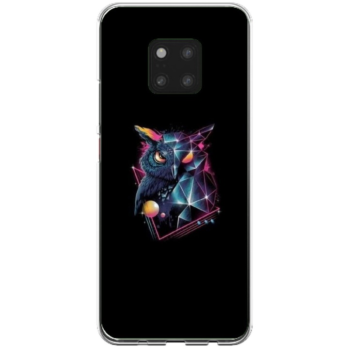 Husa personalizata tip carcasa HQPrint pentru Xiaomi Redmi Note 9 Pro, model Colorful 9, multicolor, S1D1M0333, Atlas