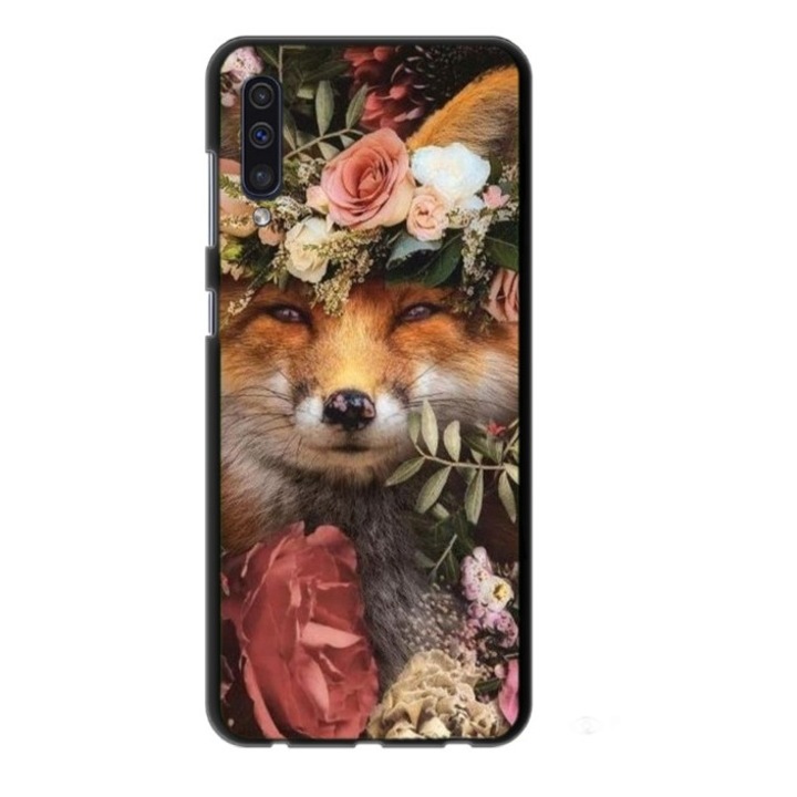 Husa personalizata tip carcasa HQPrint pentru Huawei P30, model Fox, multicolor, S1D1M0213, Atlas