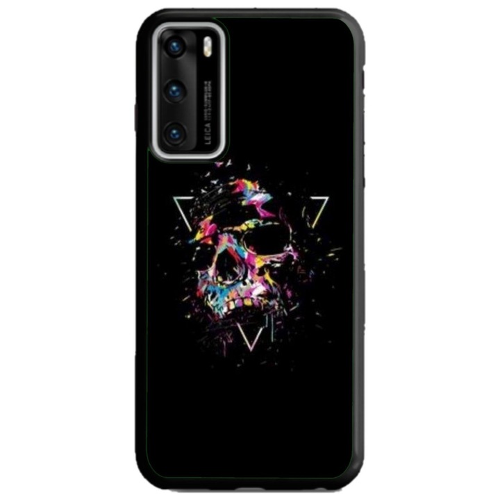 Husa personalizata tip carcasa HQPrint pentru Huawei P40 Lite, model Colorful 5, multicolor, S1D1M0302, Atlas