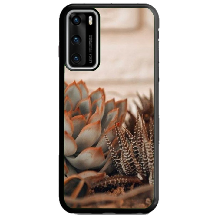 Husa personalizata tip carcasa HQPrint pentru Huawei P40 Lite, model Flowers 21, multicolor, S1D1M0358, Atlas