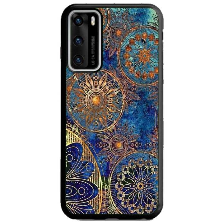 Husa personalizata tip carcasa HQPrint pentru Huawei P40 Lite, model Mandela 3, multicolor, S1D1M0256, Atlas