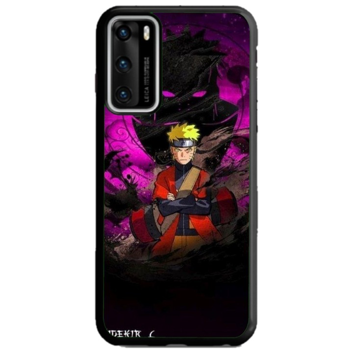 Husa personalizata tip carcasa HQPrint pentru Huawei P40 Lite, model Naruto 1, multicolor, S1D1M0132, Atlas