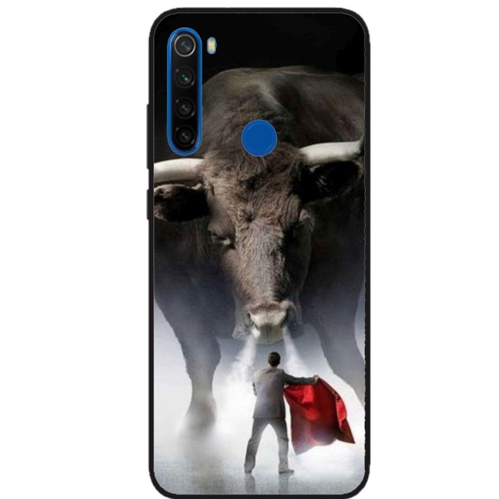 Husa personalizata tip carcasa HQPrint pentru Huawei P40 Lite E, model Bull, multicolor, S1D1M0205, Atlas